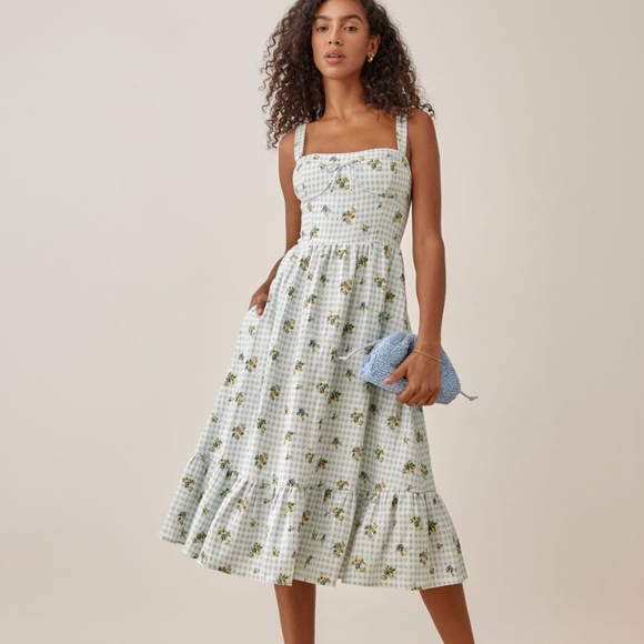 Reformation Dresses & Skirts - Reformation NWT Maegan Linen Dress Size 2